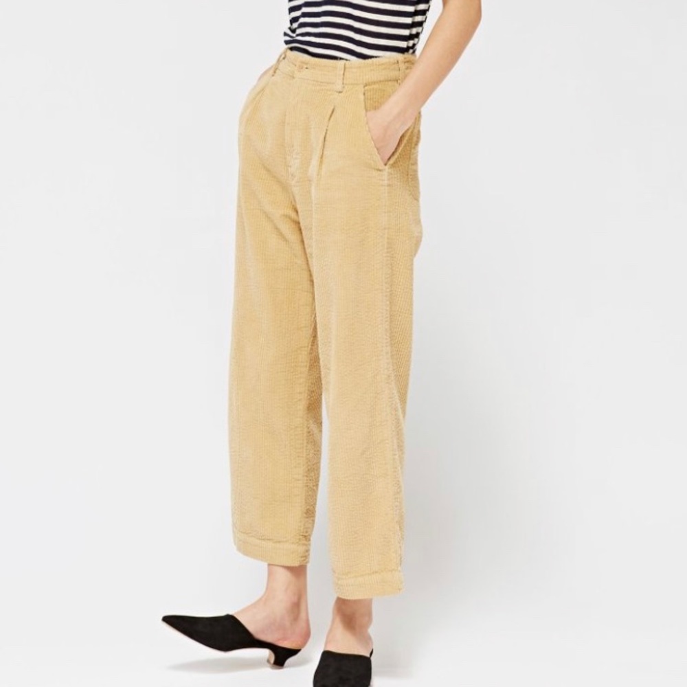 LACAUSA Frankie Trousers in Tan SZ 6